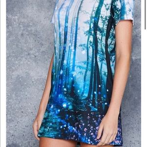 ✨Blackmilk Forest Orbs tee dress!